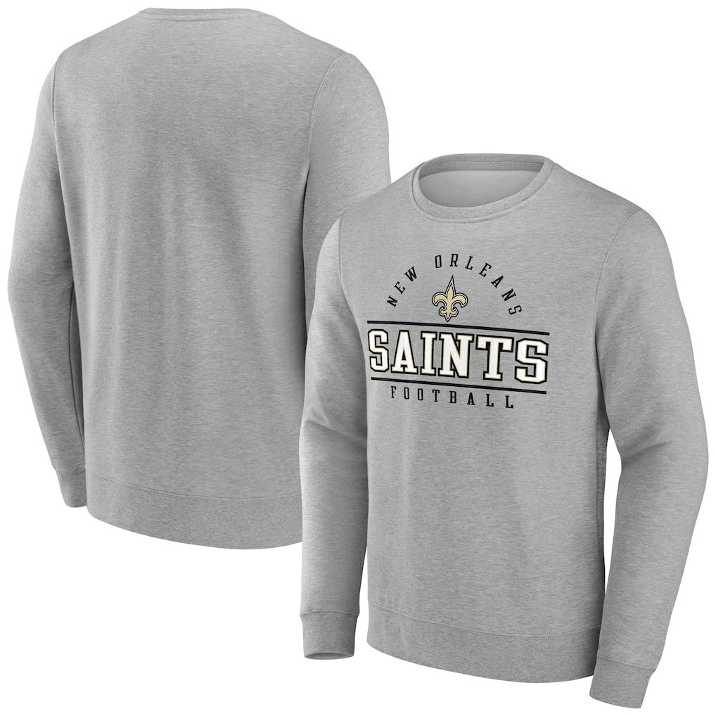 New Orleans Saints Extreme Tackle Sweatshirt - Heather Gray - Fanatics