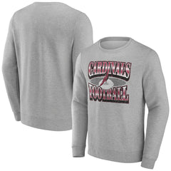 Arizona Cardinals Chance Throwback Fleece Pullover Sweatshirt - Heather Gray - Fanatics