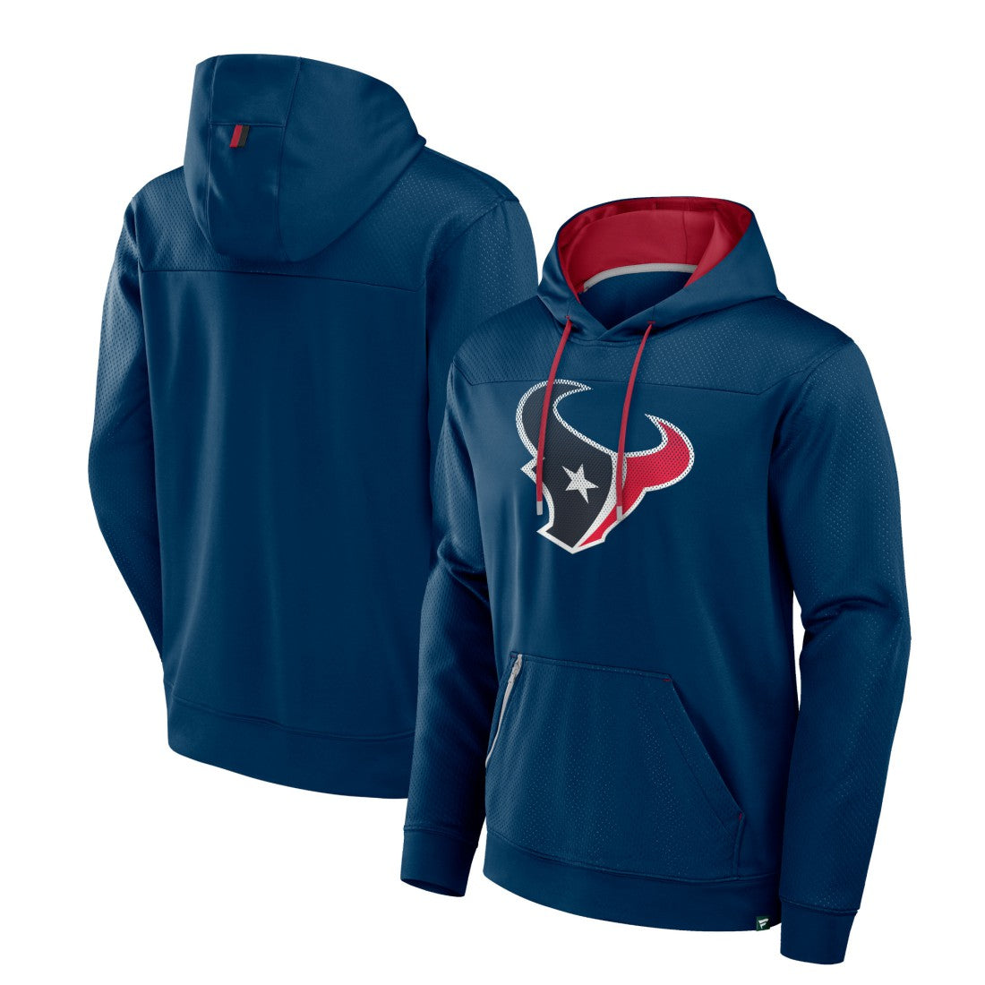 Houston Texans Defender Dot Faded Pullover Hoodie - Navy - Fanatics