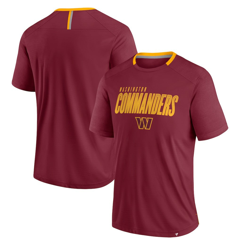 Washington Commanders Defender Fade Slant T-Shirt - Burgundy - Fanatics