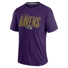 Baltimore Ravens Defender Fade Slant T-Shirt - Purple - Fanatics