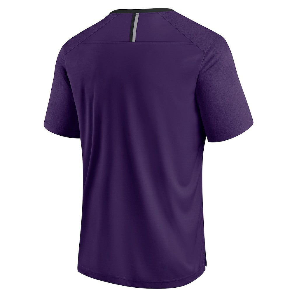 Baltimore Ravens Defender Fade Slant T-Shirt - Purple - Fanatics
