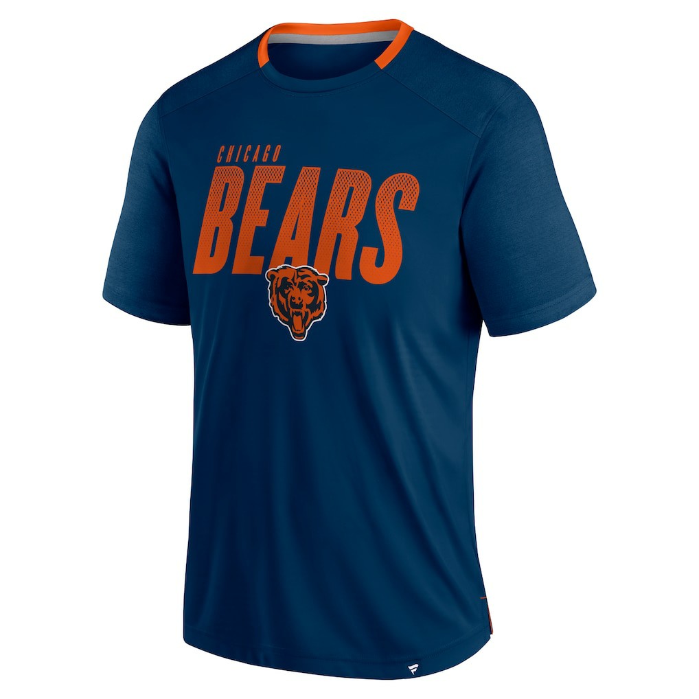 Chicago Bears Defender Fade Slant T-Shirt - Navy - Fanatics