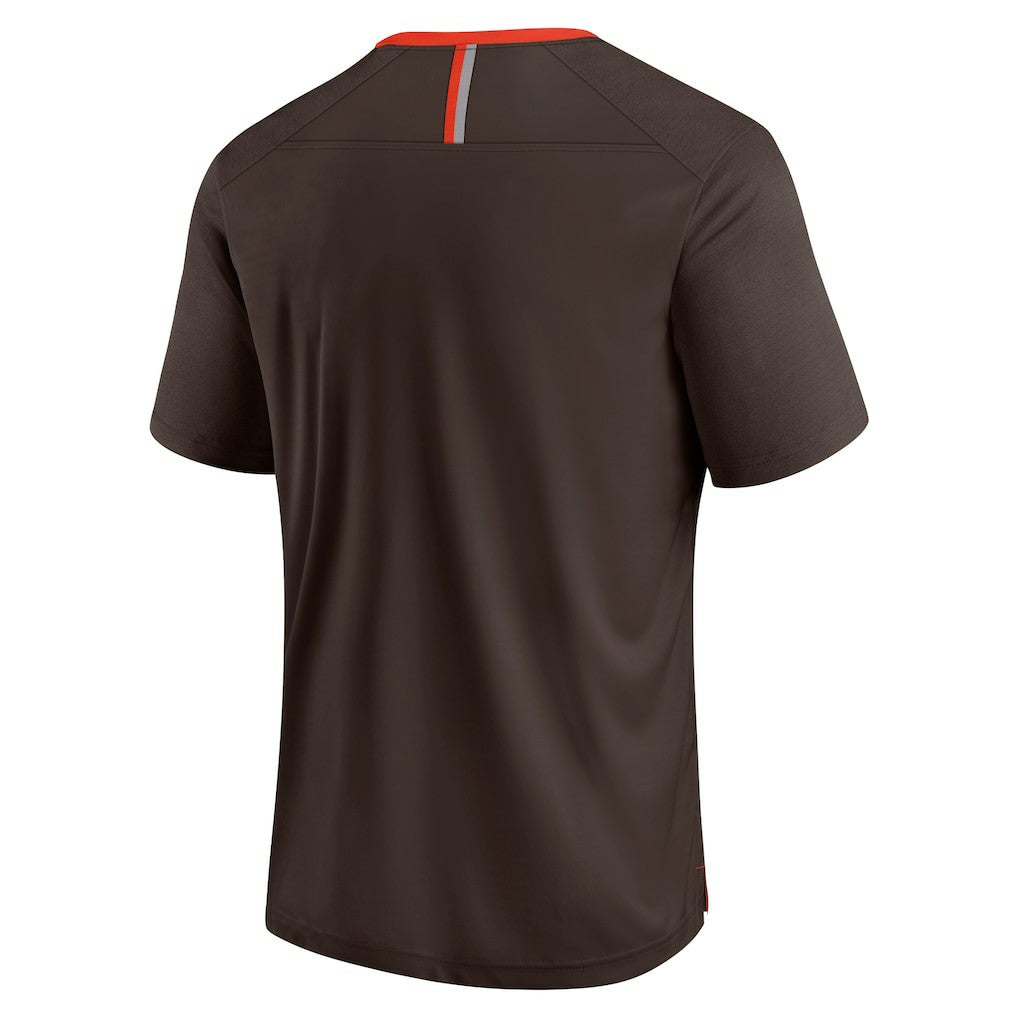 Cleveland Browns Defender Fade Slant T-Shirt - Brown - Fanatics