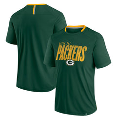 Green Bay Packers Defender Fade Slant T-Shirt - Green - Fanatics
