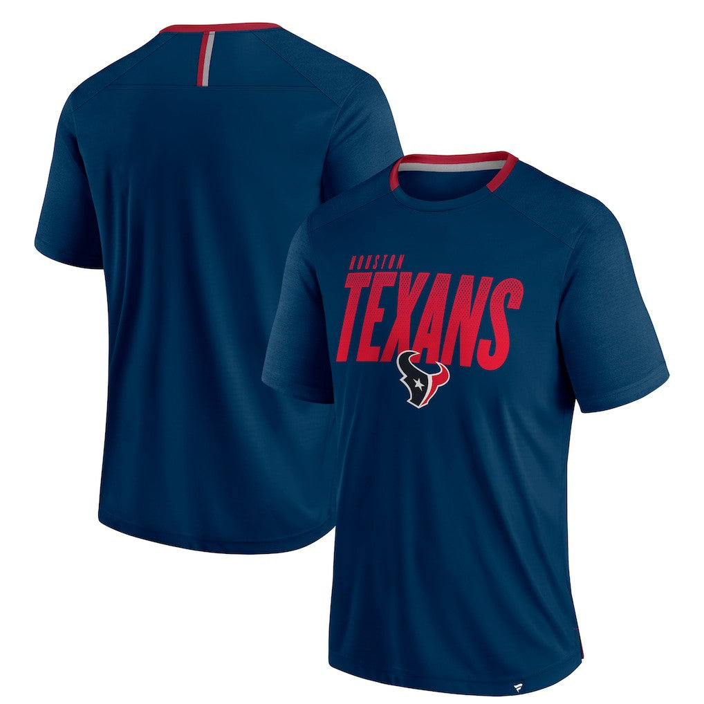 Houston Texans Defender Fade Slant T-Shirt - Navy - Fanatics