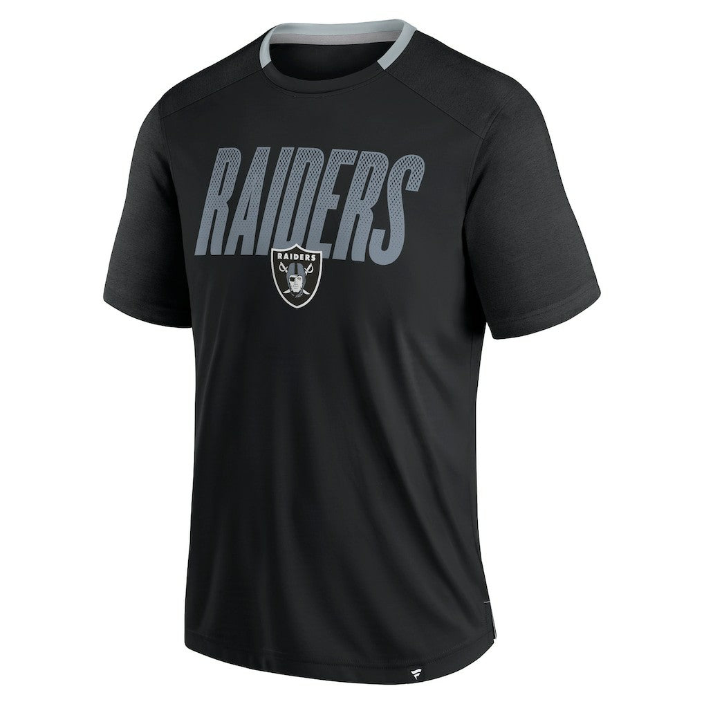 Las Vegas Raiders Defender Fade Slant T-Shirt - Black - Fanatics