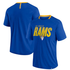 Los Angeles Rams Defender Fade Slant T-Shirt - Royal - Fanatics