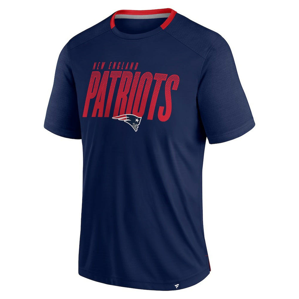 New England Patriots Defender Fade Slant T-Shirt - Navy - Fanatics