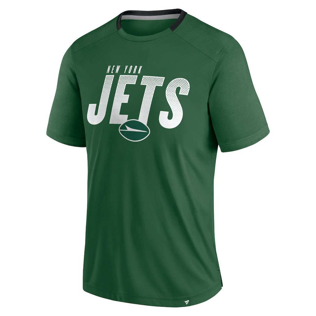 New York Jets Defender Fade Slant T-Shirt - Green - Fanatics