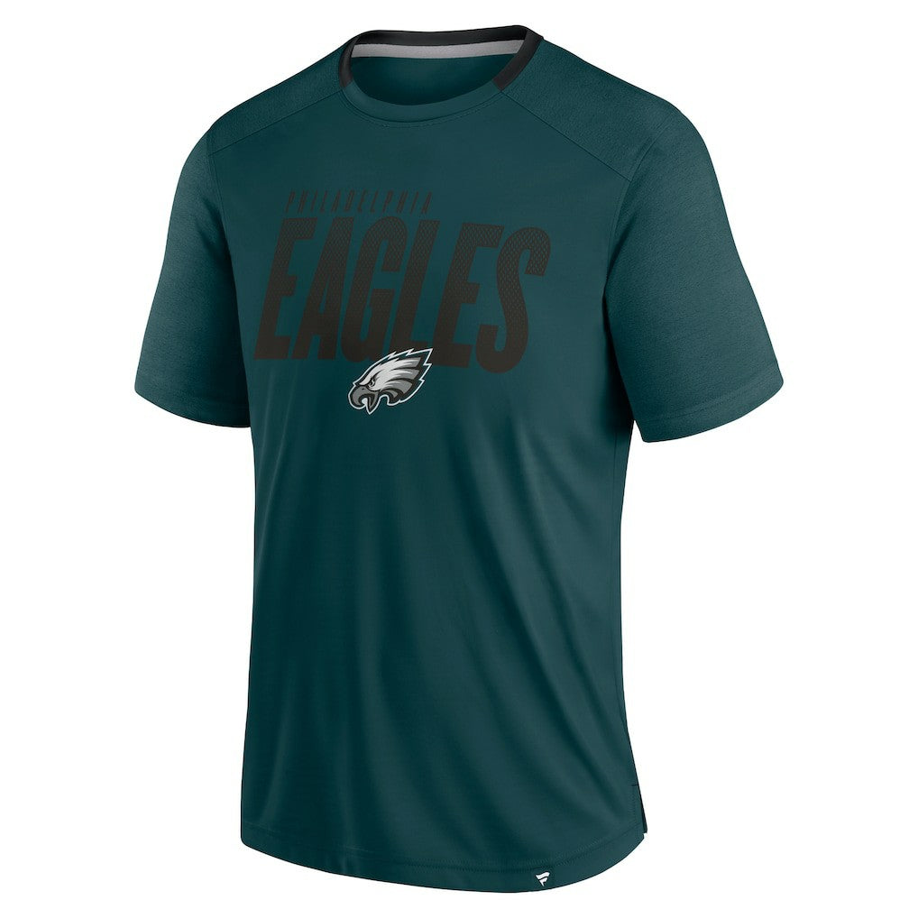 Philadelphia Eagles Defender Fade Slant T-Shirt - Midnight Green - Fanatics