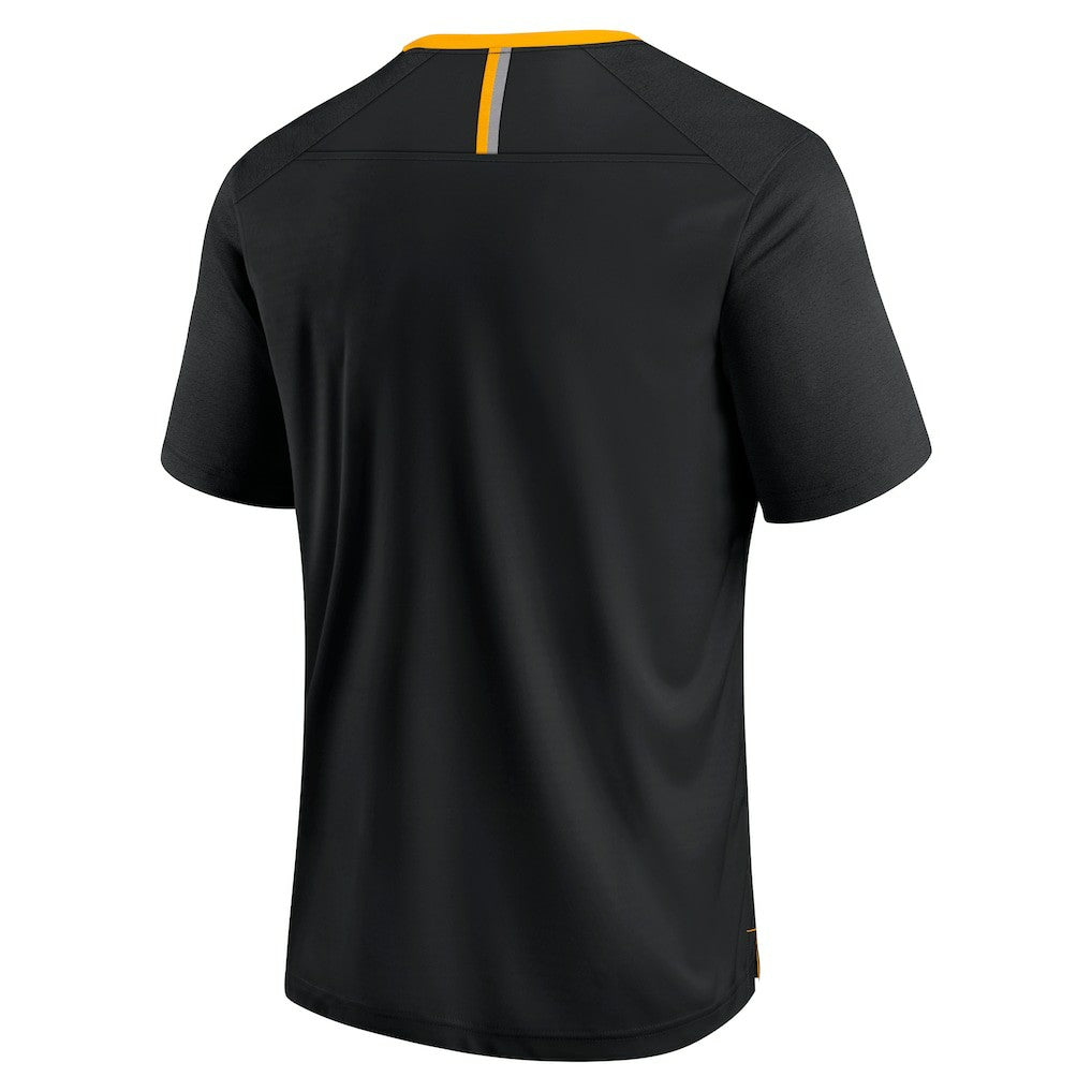 Pittsburgh Steelers Defender Fade Slant T-Shirt - Black - Fanatics