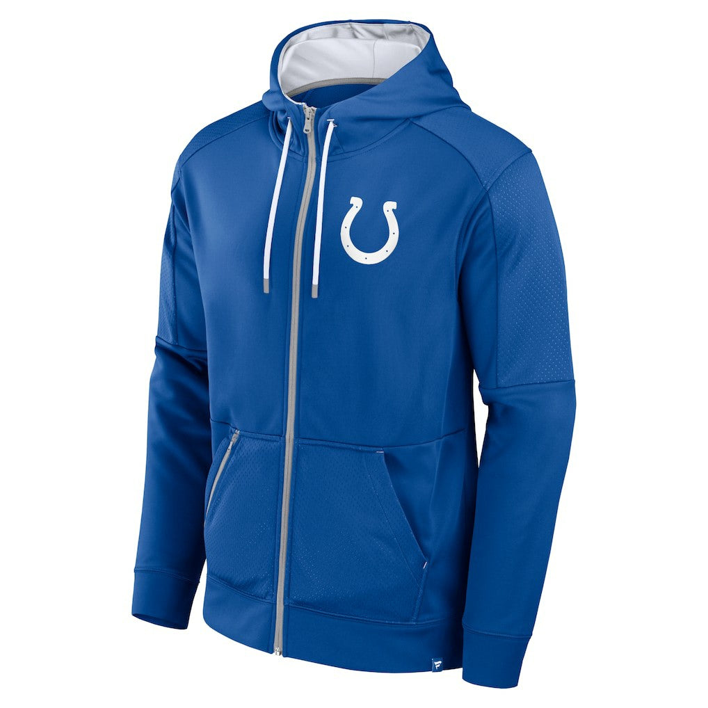 Indianapolis Colts Defender Full-Zip Hoodie - Royal - Fanatics