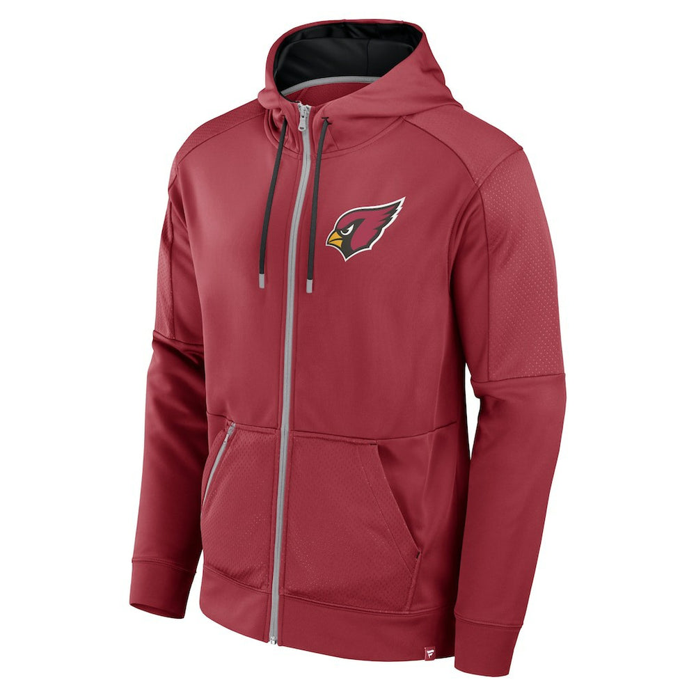 Arizona Cardinals Defender Full-Zip Hoodie - Cardinal - Fanatics