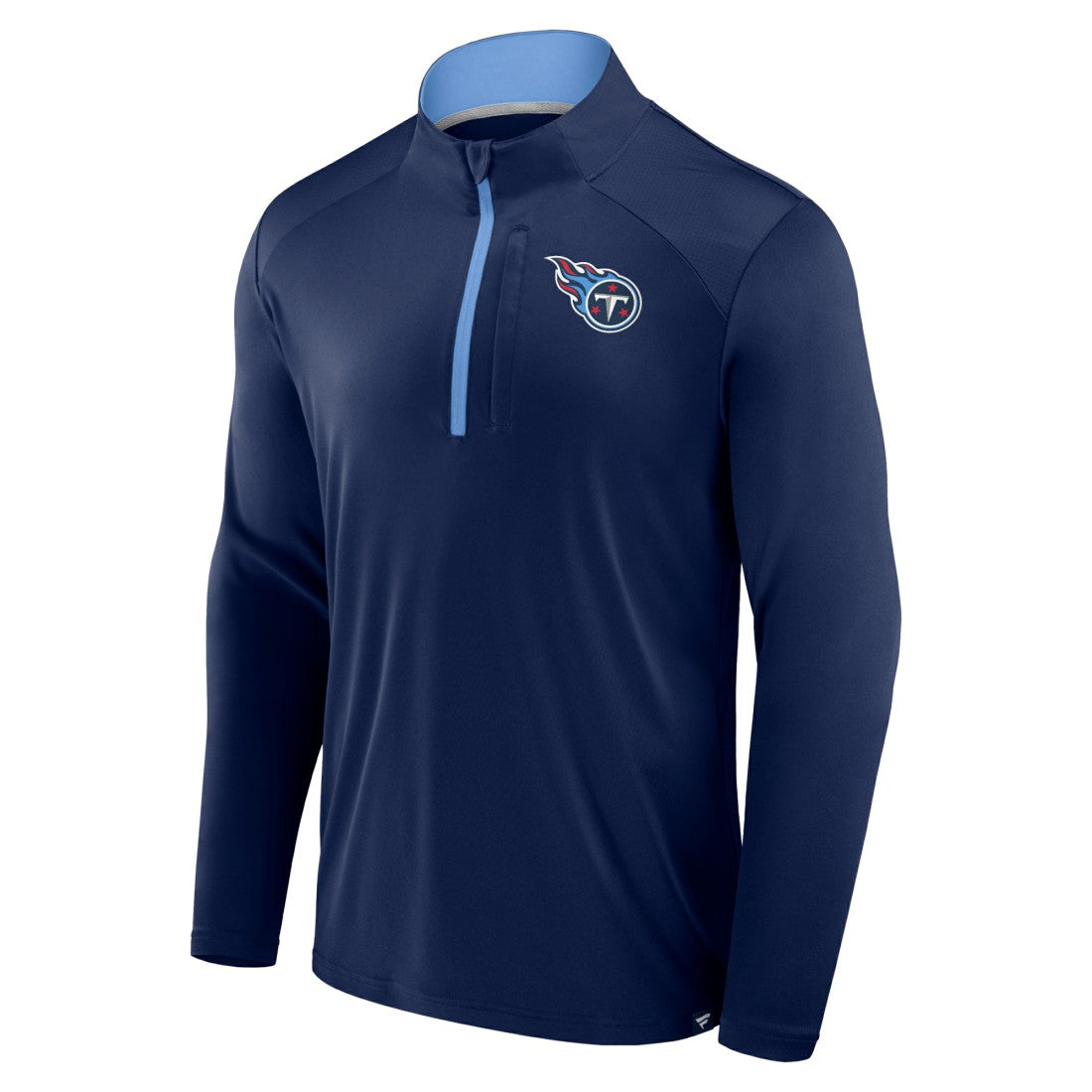 Tennessee Titans Defender Long Sleeve Quarter-Zip Jacket - Navy - Fanatics