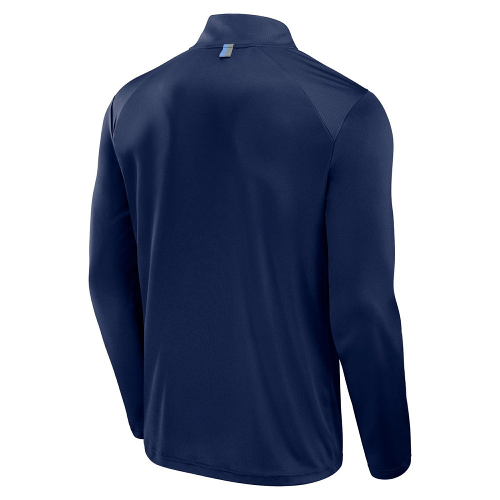 Tennessee Titans Defender Long Sleeve Quarter-Zip Jacket - Navy - Fanatics