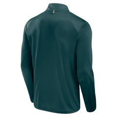 Philadelphia Eagles Defender Long Sleeve Quarter-Zip Jacket - Midnight Green - Fanatics