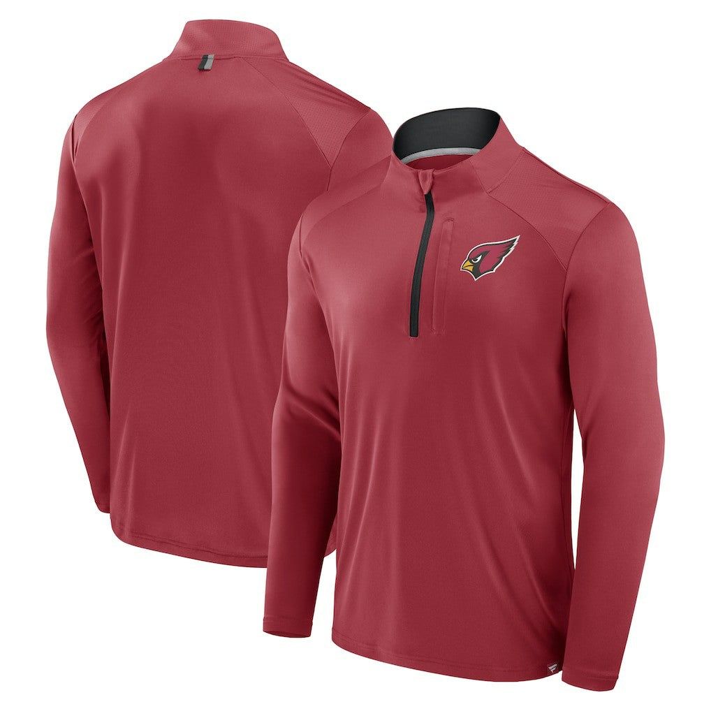 Arizona Cardinals Defender Long Sleeve Quarter-Zip Jacket - Cardinal - Fanatics