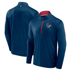 Houston Texans Defender Long Sleeve Quarter-Zip Jacket - Navy - Fanatics