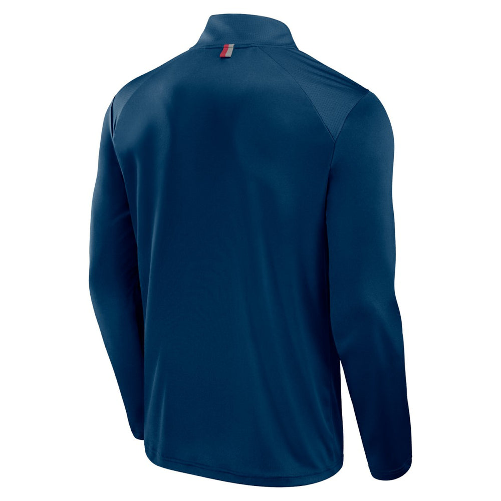 Houston Texans Defender Long Sleeve Quarter-Zip Jacket - Navy - Fanatics