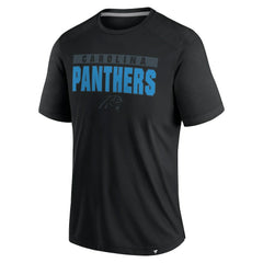 Carolina Panthers Defender Blackout T-Shirt - Black - Fanatics