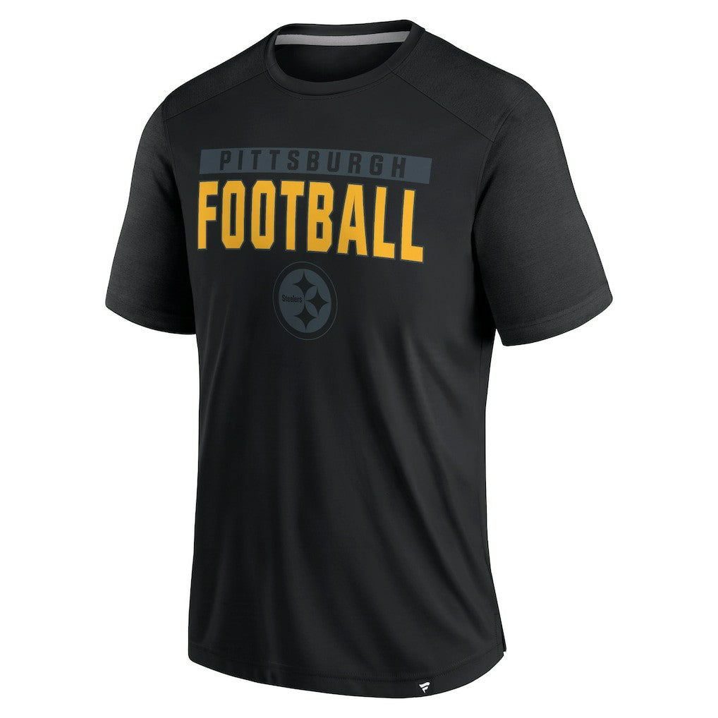 Pittsburgh Steelers Defender Blackout T-Shirt - Black - Fanatics