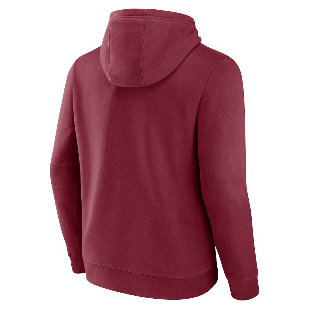 Arizona Cardinals Geometric Chrome Pullover Hoodie - Cardinal - Fanatics