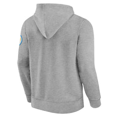 Los Angeles Chargers Label Maker Pullover Hoodie - Gray - Fanatics