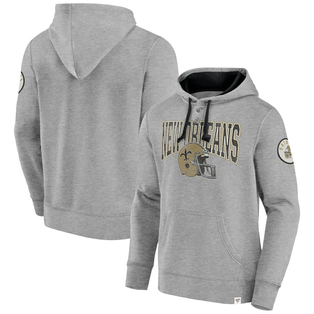 New Orleans Saints Label Maker Pullover Hoodie - Black - Fanatics