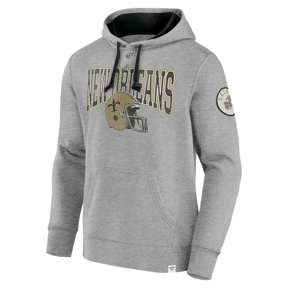 New Orleans Saints Label Maker Pullover Hoodie - Black - Fanatics