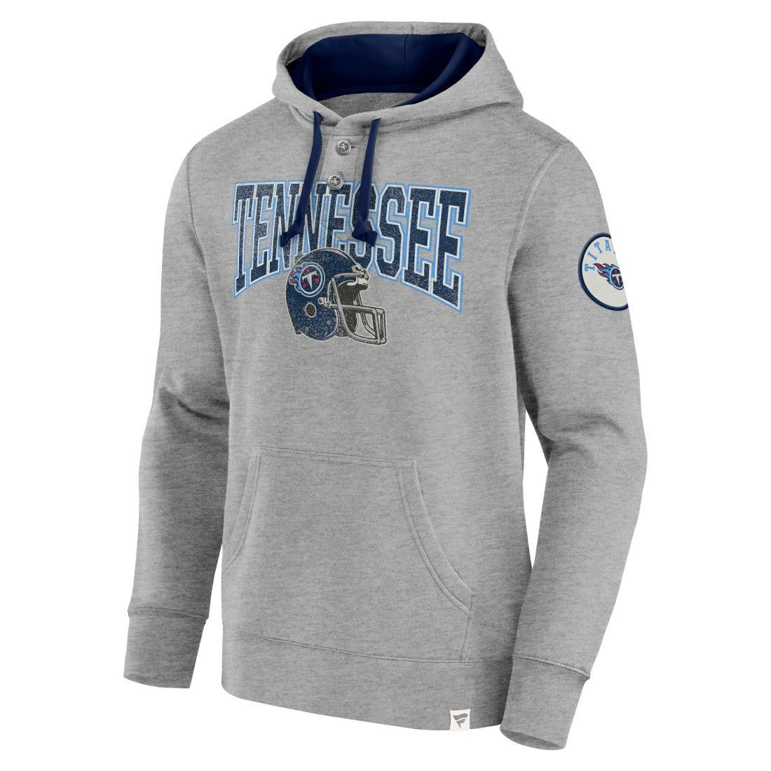 Tennessee Titans Label Maker Pullover Hoodie - Heather Gray - Fanatics