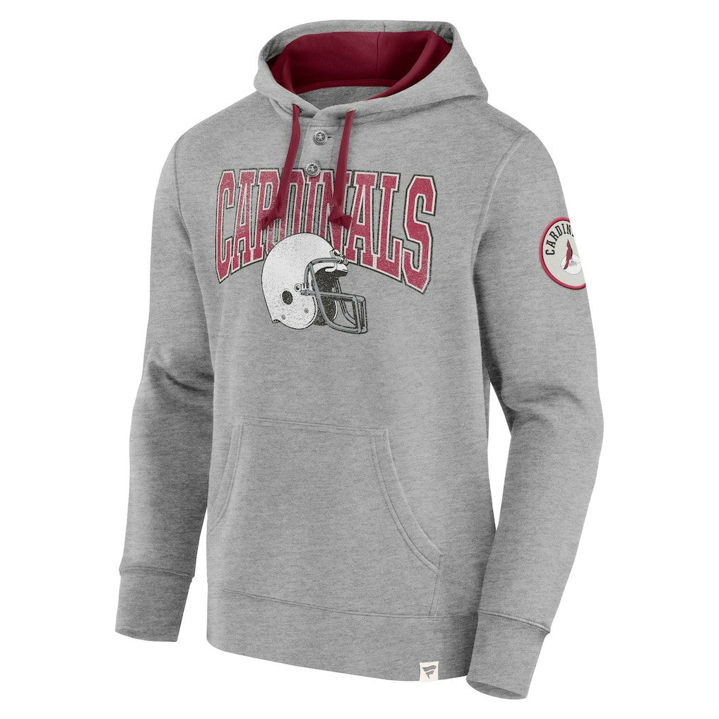 Arizona Cardinals Label Maker Pullover Hoodie - Heather Gray - Fanatics
