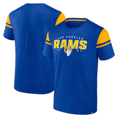 Los Angeles Rams Old School Play Slub T-Shirt - Royal - Fanatics