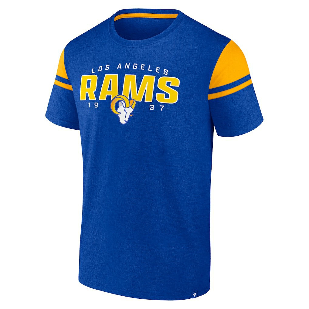 Los Angeles Rams Old School Play Slub T-Shirt - Royal - Fanatics