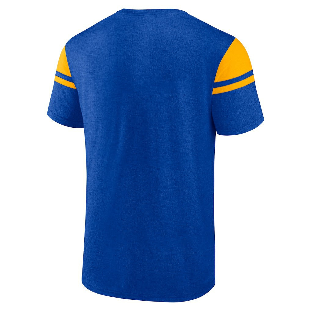 Los Angeles Rams Old School Play Slub T-Shirt - Royal - Fanatics