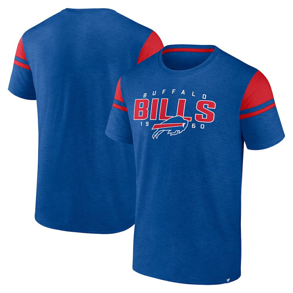 Buffalo Bills Old School Play Slub T-Shirt - Royal - Fanatics