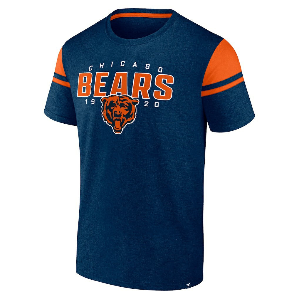Chicago Bears Old School Play Slub T-Shirt - Navy - Fanatics