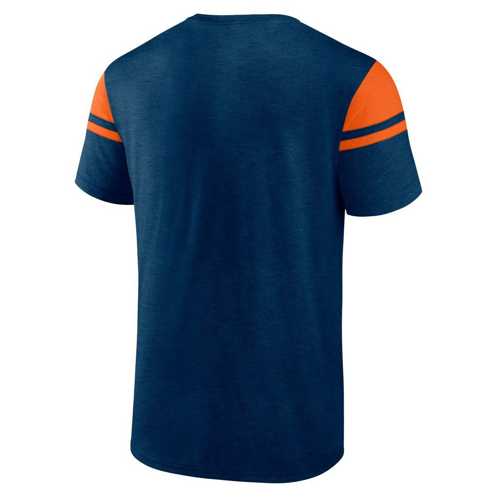 Chicago Bears Old School Play Slub T-Shirt - Navy - Fanatics