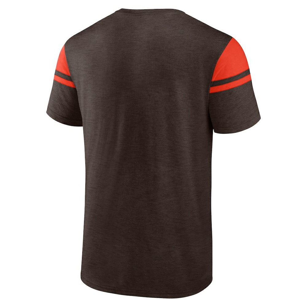 Cleveland Browns Old School Play Slub T-Shirt - Brown - Fanatics