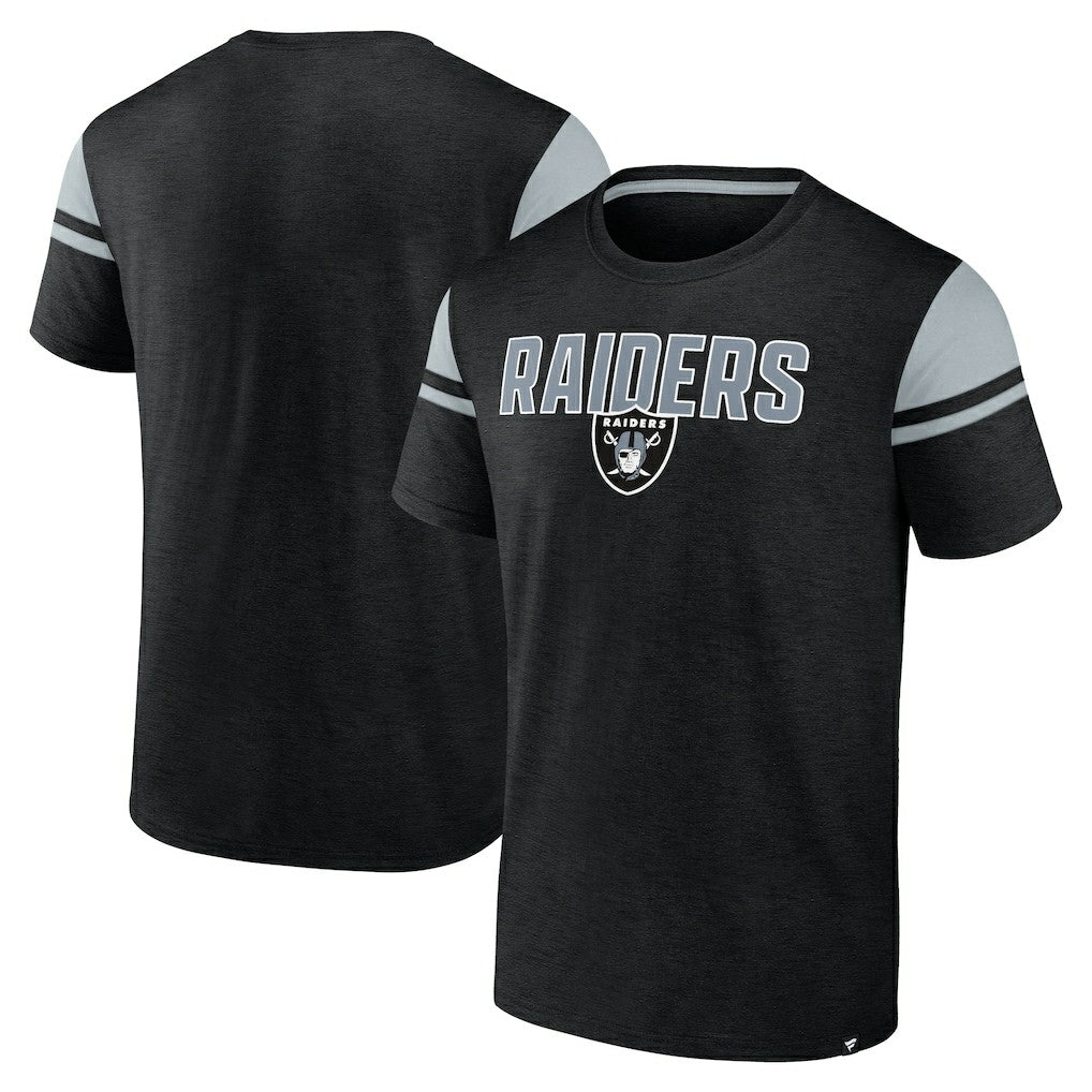 Las Vegas Raiders Old School Play Slub T-Shirt - Black - Fanatics