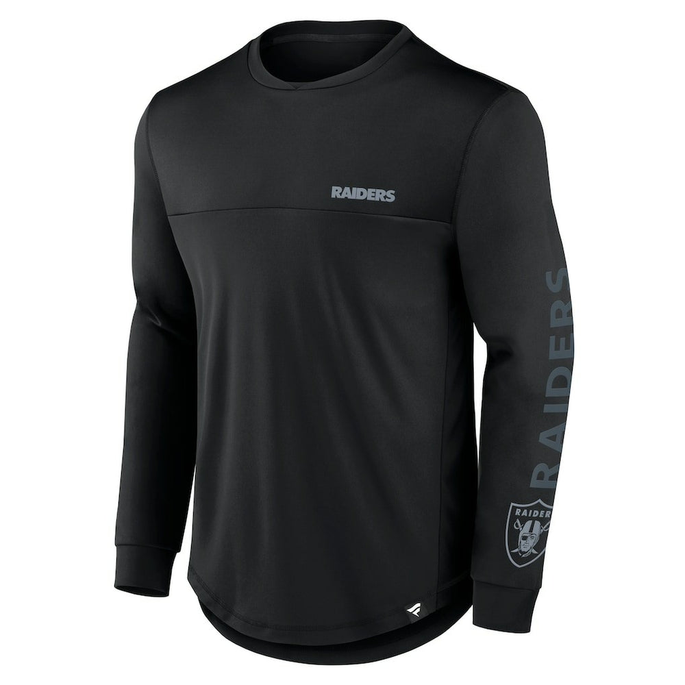 Las Vegas Raiders Blackout Long Sleeve T-Shirt - Black - Fanatics