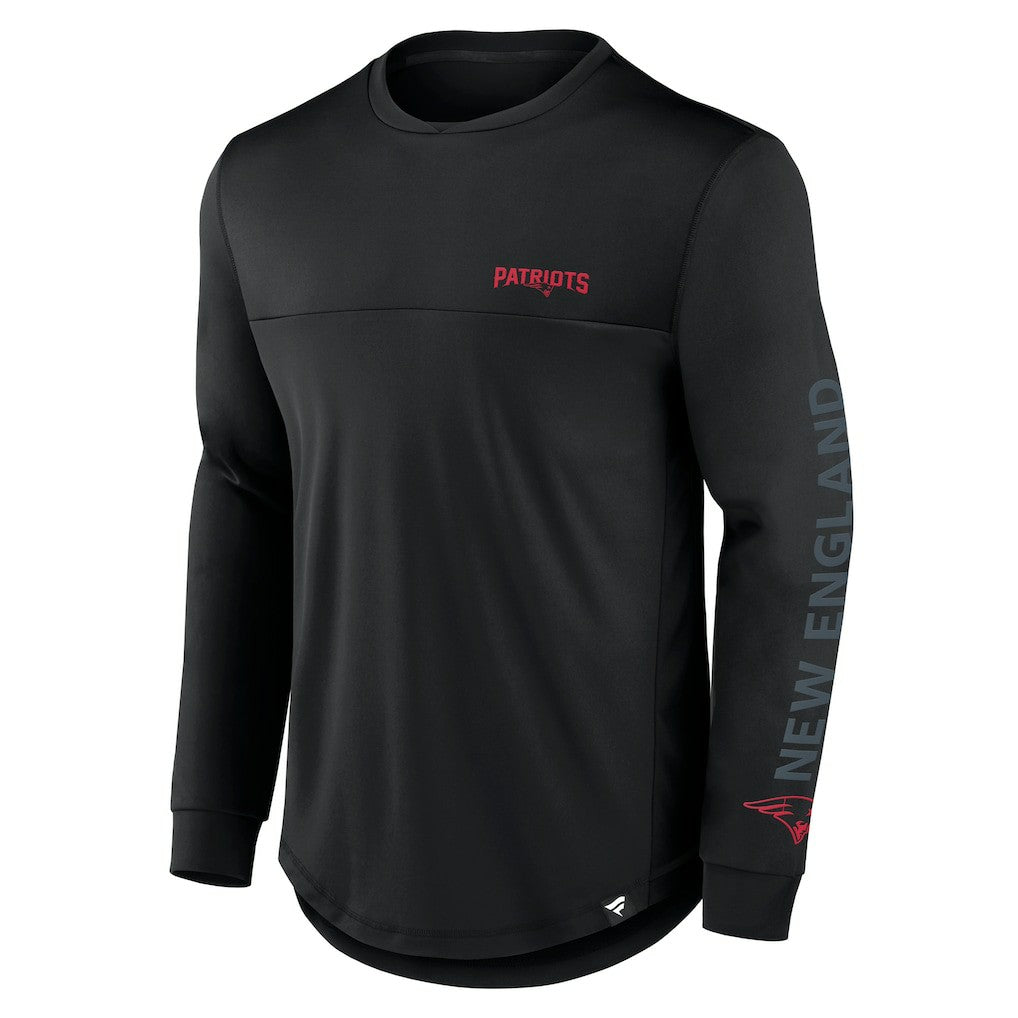 New England Patriots Blackout Long Sleeve T-Shirt - Black - Fanatics