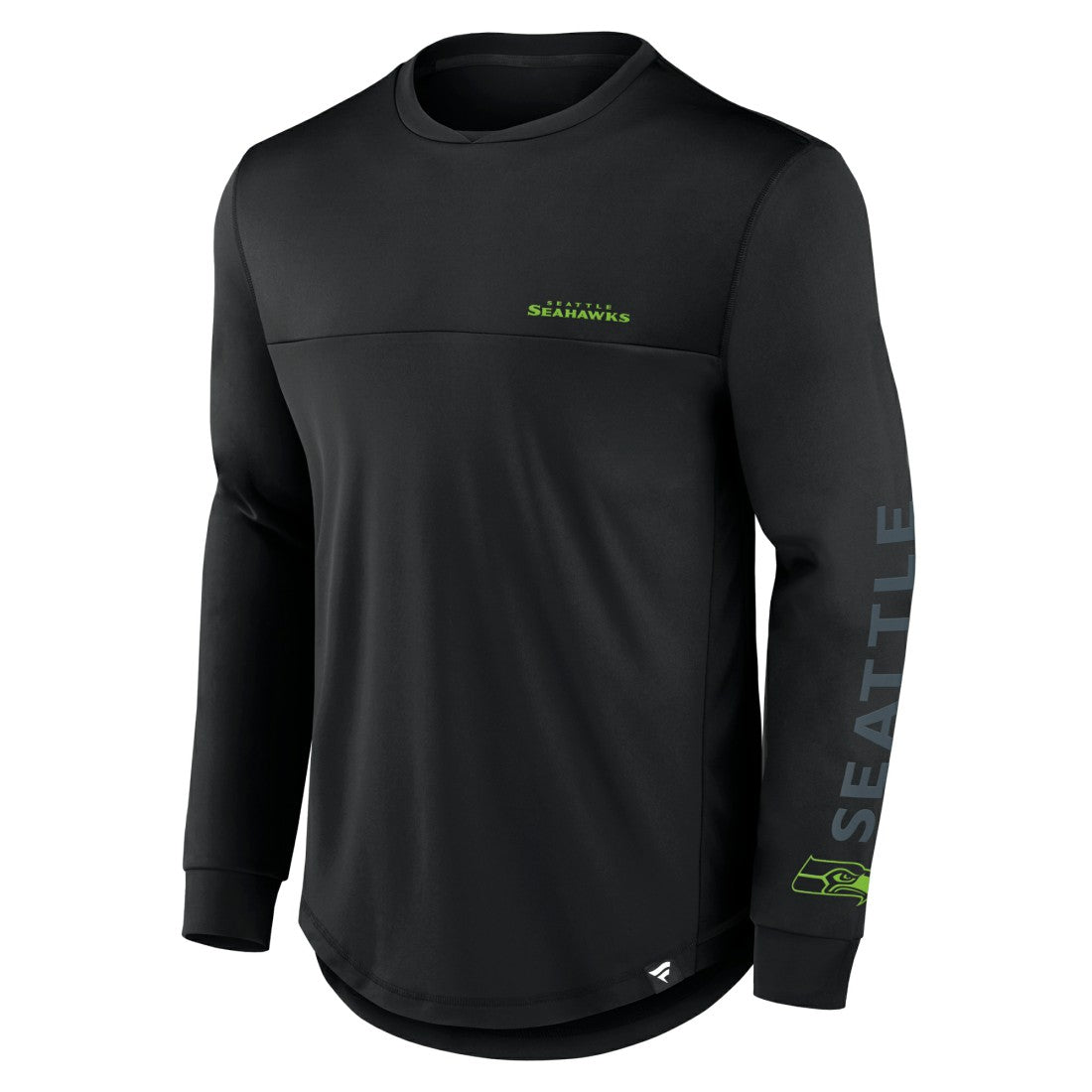Seattle Seahawks Blackout Long Sleeve T-Shirt - Black - Fanatics