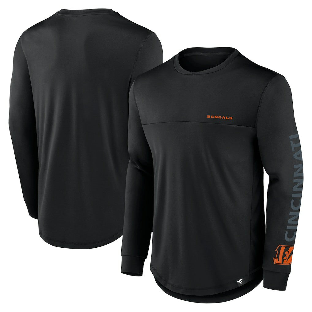 Cincinnati Bengals Blackout Long Sleeve T-Shirt - Black - Fanatics