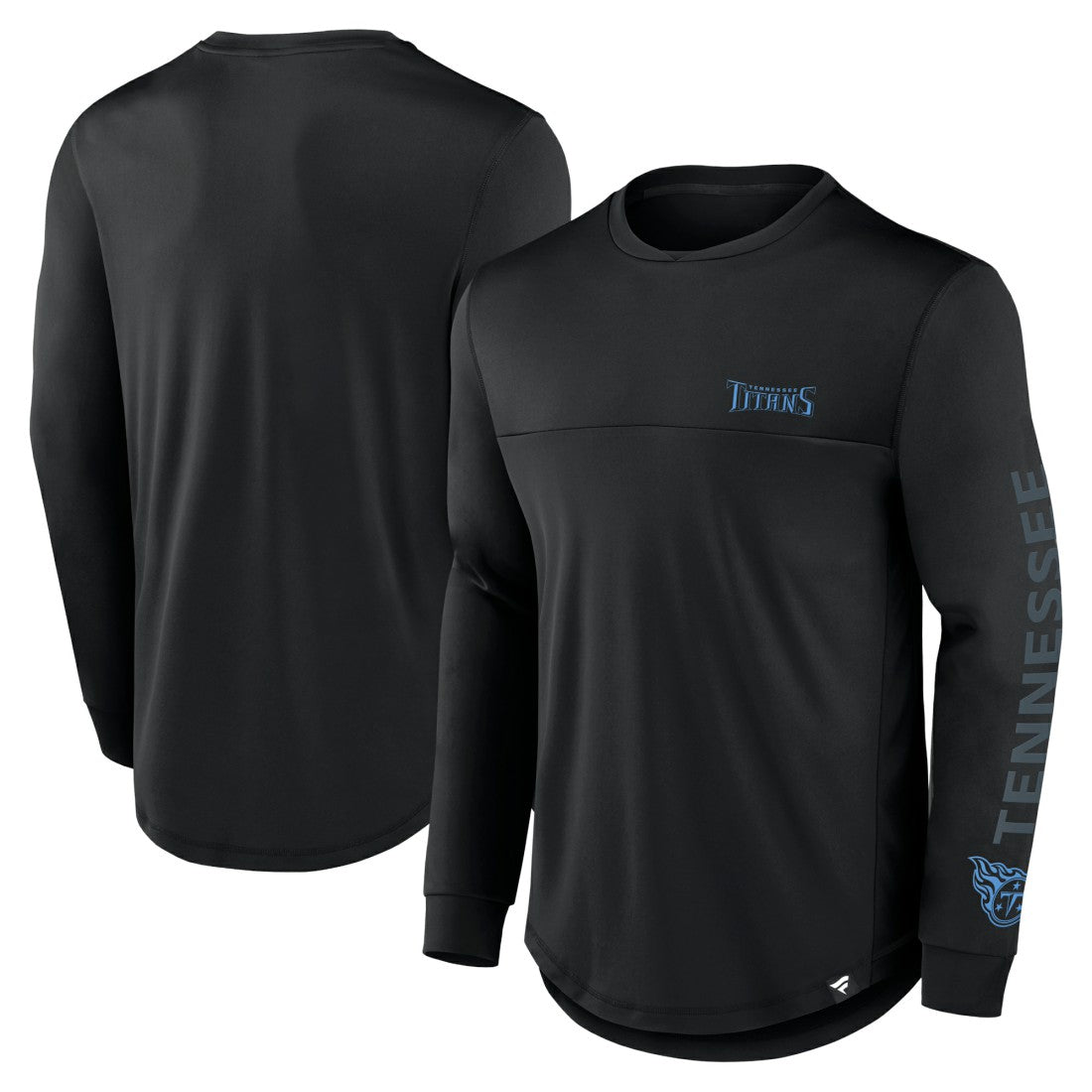 Tennessee Titans Blackout Long Sleeve T-Shirt - Black - Fanatics
