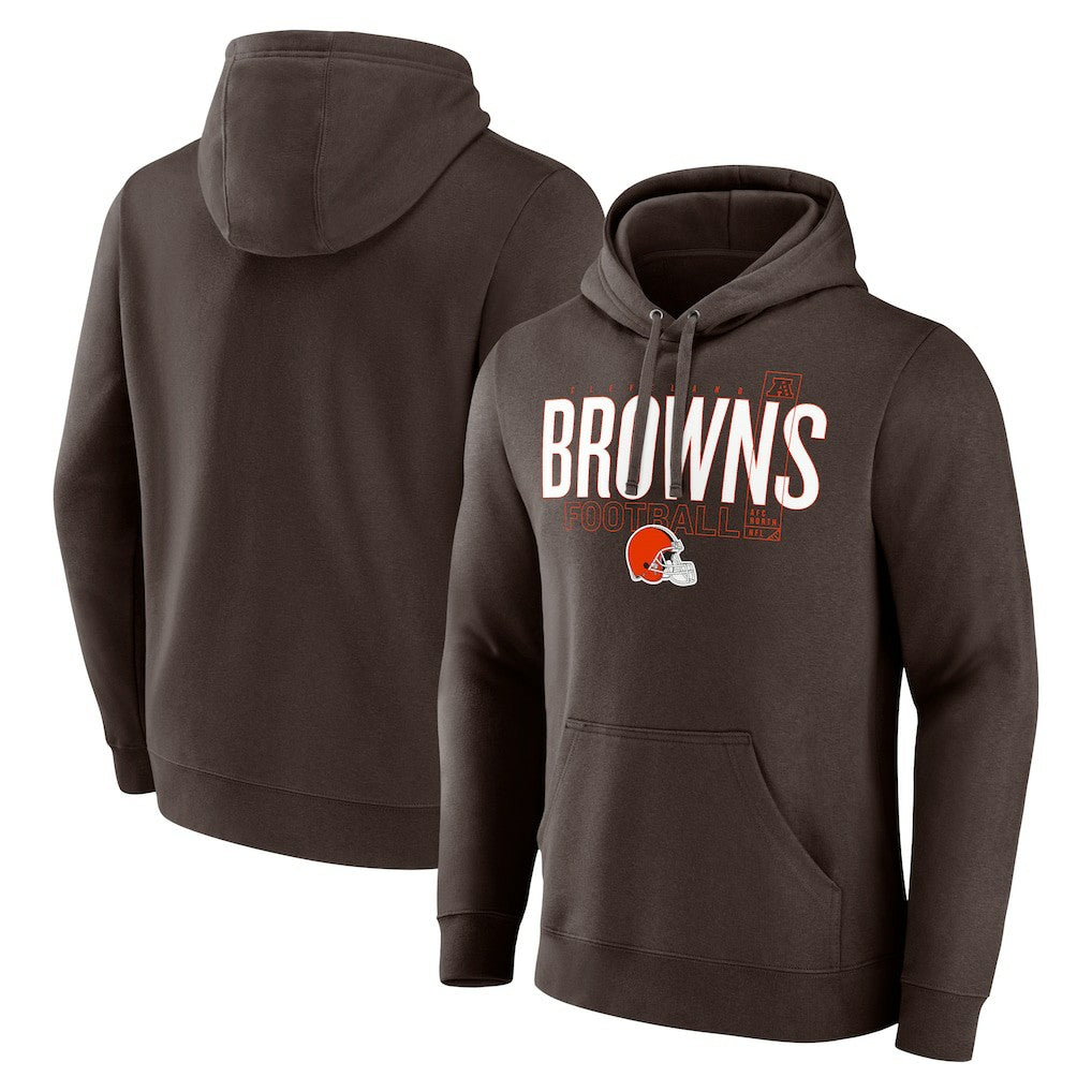 Cleveland Browns Pylon Outline Pullover Hoodie - Brown - Fanatics