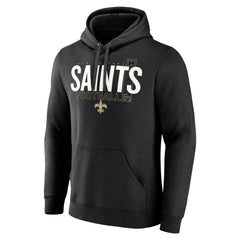 New Orleans Saints Pylon Outline Pullover Hoodie - Black - Fanatics