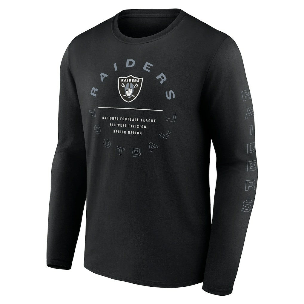 Las Vegas Raiders Stat Sheet Long Sleeve T-Shirt - Black - Fanatics