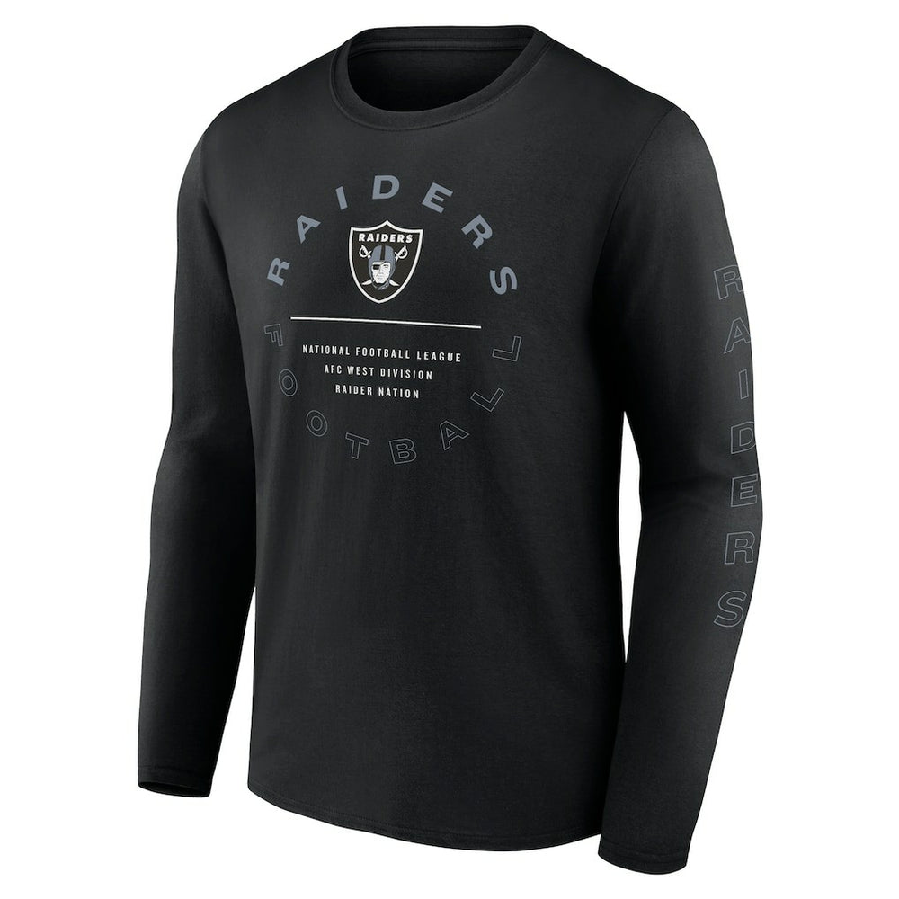 Las Vegas Raiders Stat Sheet Long Sleeve T-Shirt - Black - Fanatics