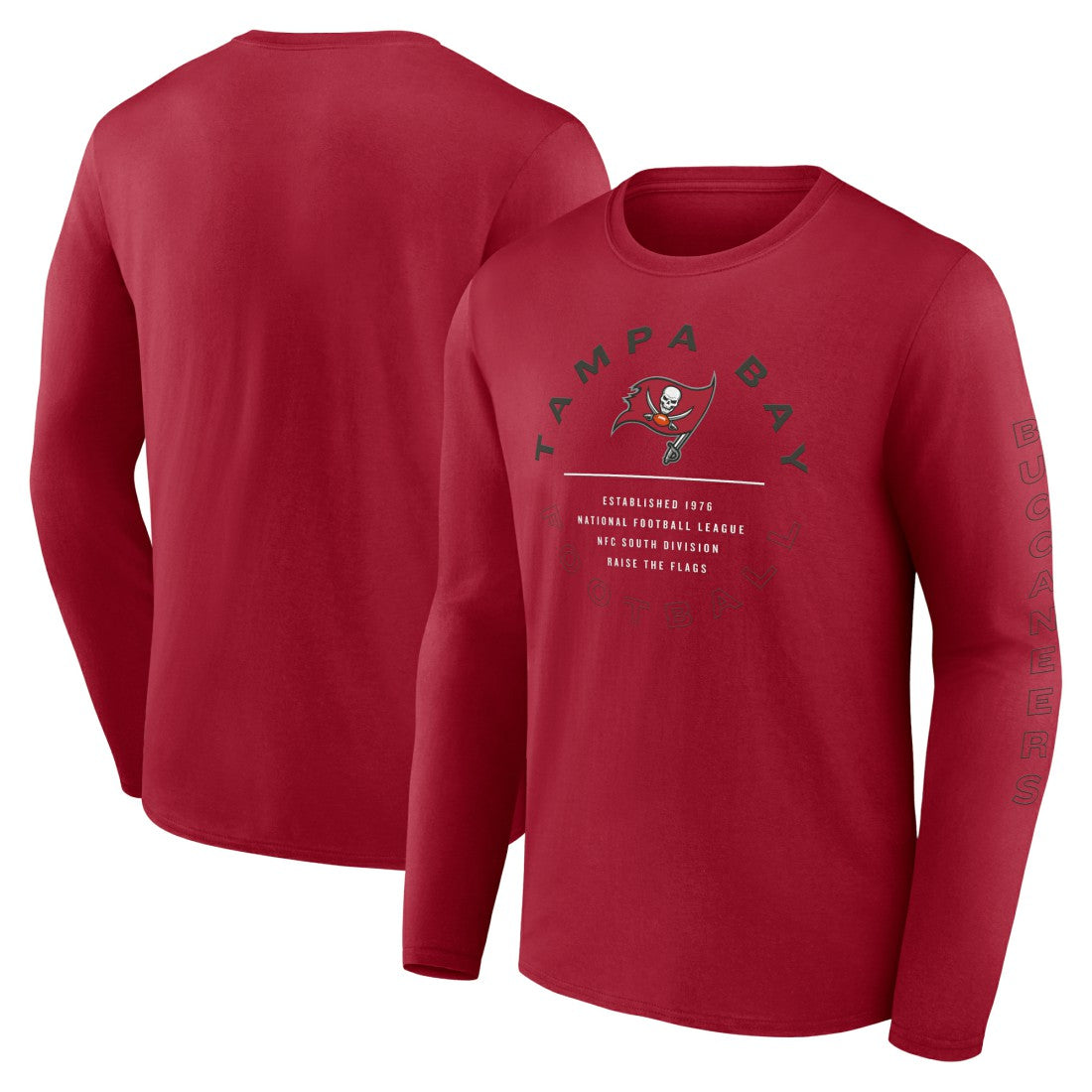 Tampa Bay Buccaneers Stat Sheet Long Sleeve T-Shirt - Red - Fanatics